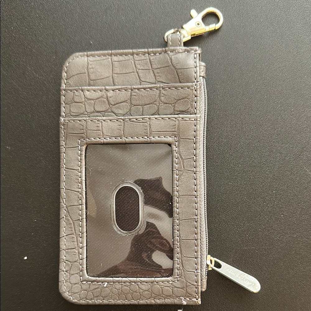 Elegant Gray Card Holder Wallet